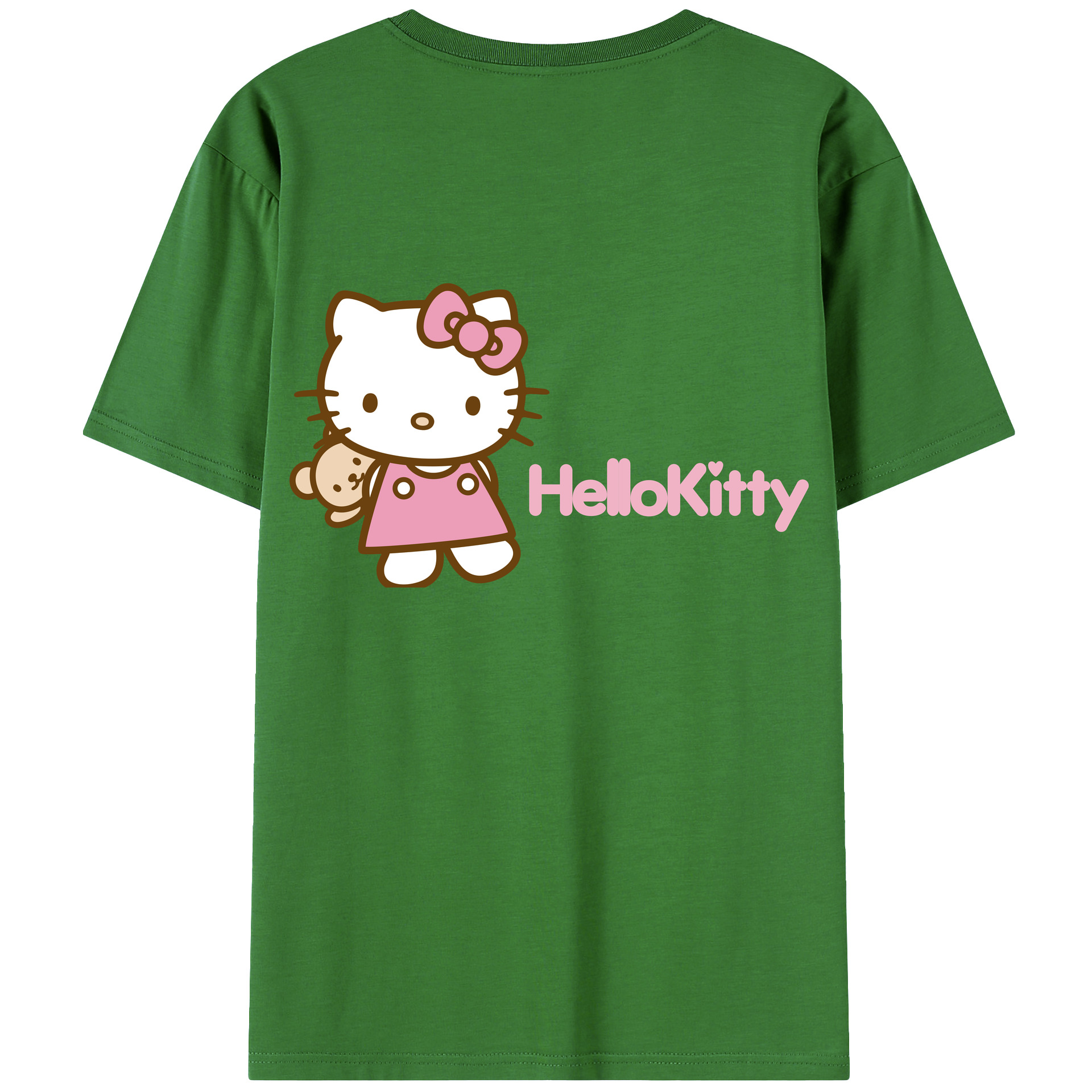 （画像用） Hello Kitty ハローキティ レディース半袖Tシャツ(バックプリント)